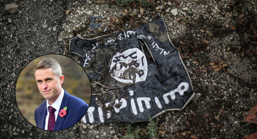 Bộ trưởng Quốc phòng Anh Gavin Williamson.