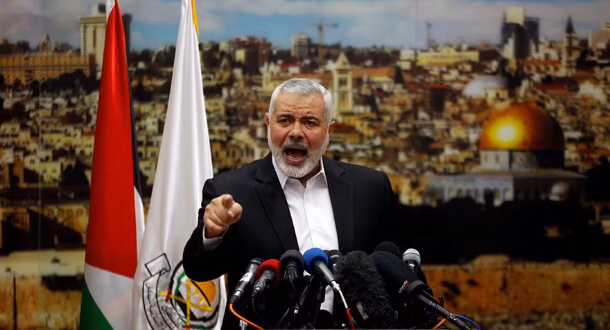 Lãnh đạo nhóm Hamas Ismail Haniyeh. Ảnh: Reuters