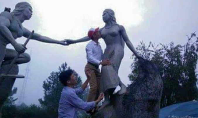 Hình ảnh mà trang cá nhân ông Trần Lê đưa lên trên Facebook.