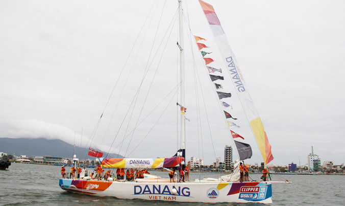 Đội thuyền Đà Nẵng cập cảng quê nhà vào tháng 2/2016. Ảnh: Thanh Trần.