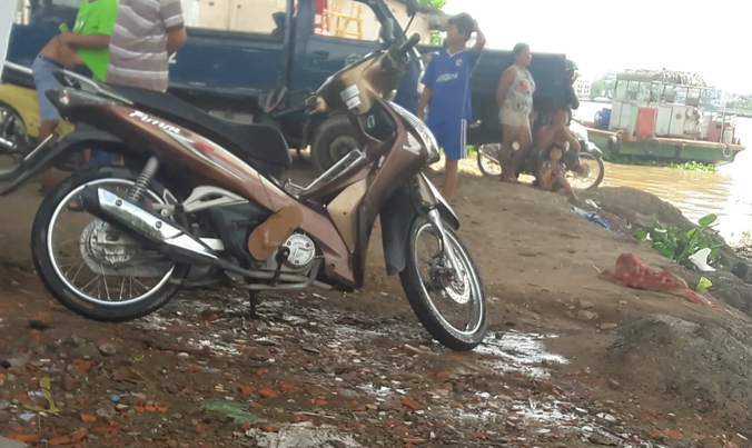 Xe của nạn nhân.