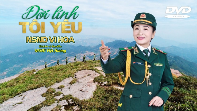 NSND Vi Hoa làm MV "Đời lính tôi yêu" trước khi nghỉ hưu