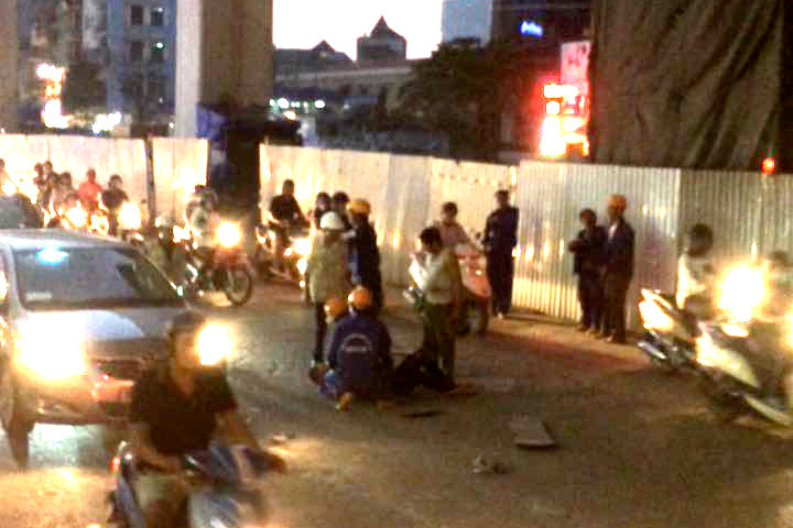 Hiện trường vụ việc.