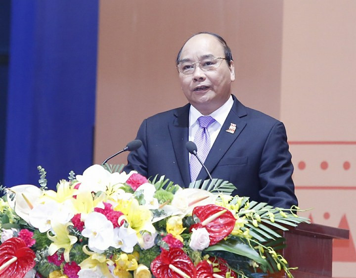 Thủ tướng phát biểu tại ĐH Đoàn khóa XI sáng 13/12. Ảnh: Như Ý