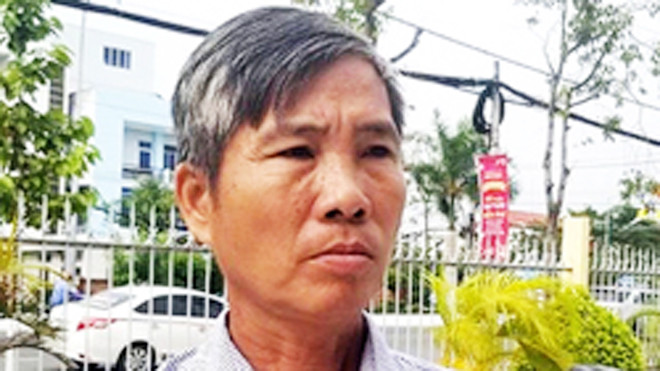 Ông Lê Văn Dữ sau phiên tòa phúc thẩm hôm 28/1