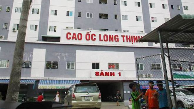 Chung cư Long Thịnh - nơi xảy ra vụ việc
