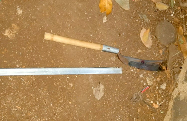 Hung khí gây án tại hiện trường