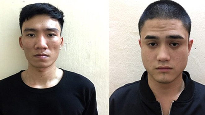 Hai bị can Tiến và Đạt