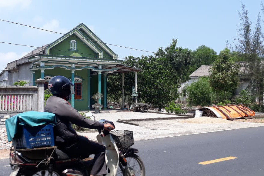 Ngôi nhà ở thôn Lệ Xuyên, nơi xảy ra vụ nữ sinh bị nhóm nam sinh hiếp dâm tập thể