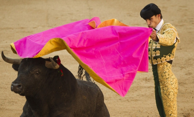 Trận đấu bò tót của Victor Barrio vào năm 2011.