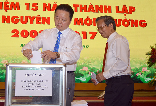 Bộ trưởng TN&MT kêu gọi ủng hộ đồng bào bị lũ ống, lũ quét