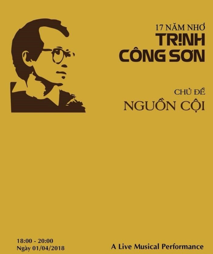 Tối nay, tổ chức nhạc Trịnh Công Sơn tại Đường sách 