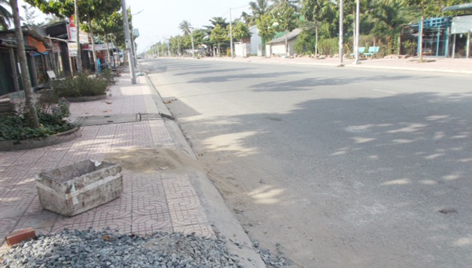 Hiện trường xảy ra vụ việc.