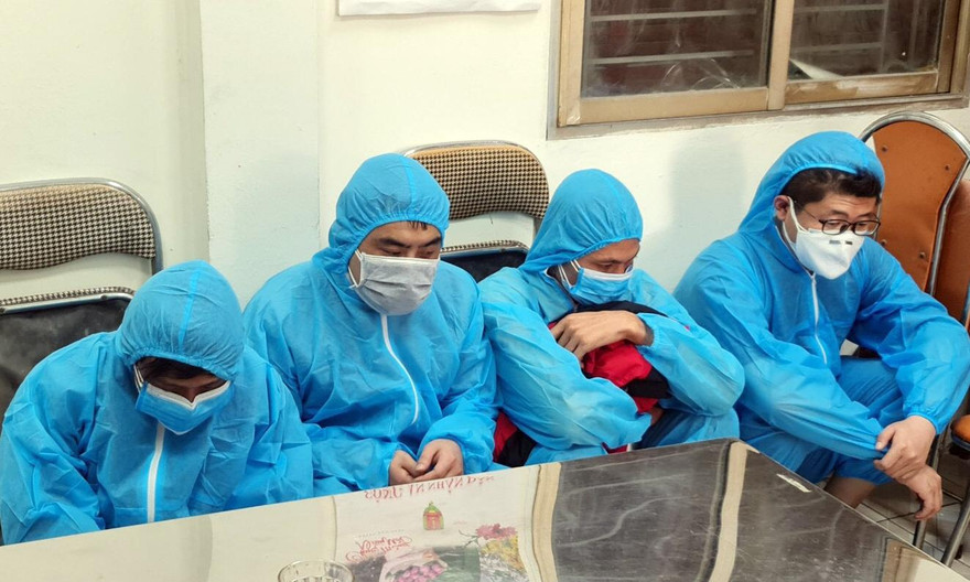 Nhóm người nước ngoài nhập cảnh trái phép vào Việt Nam bị phát hiện.