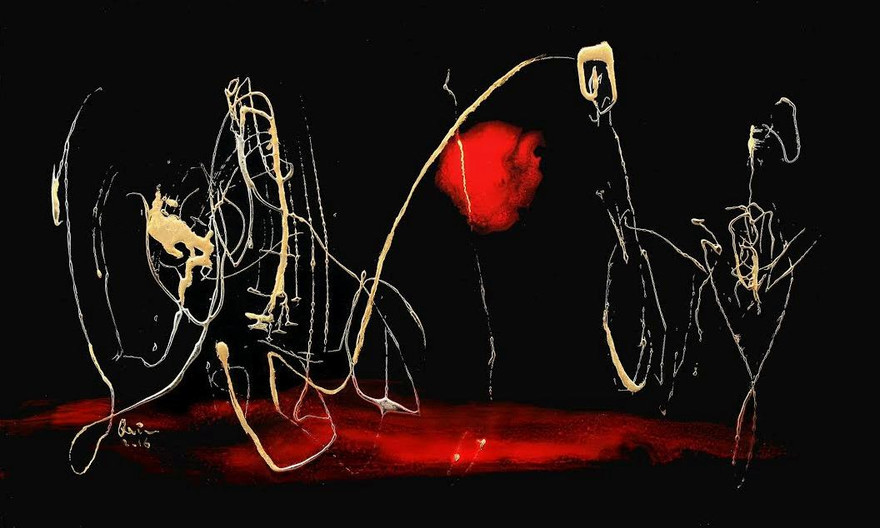 Tác phẩm "Đêm" của Đinh Quân.