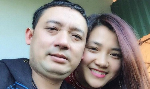 Chiến Thắng và bạn gái Ngọc Ánh.