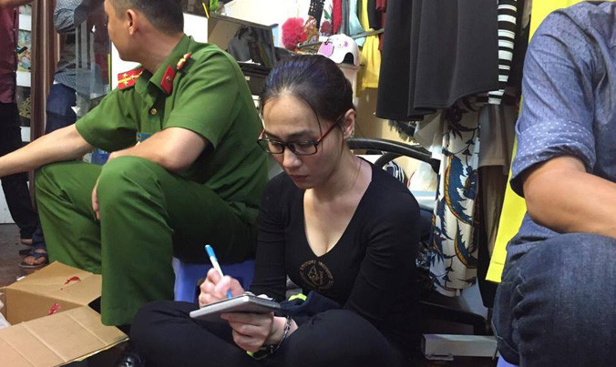 “Kiều nữ” cầm đầu đường dây ma túy bị công an bắt. Ảnh: CA.