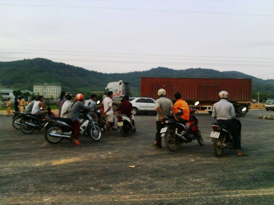 Hiện trường vụ tai nạn