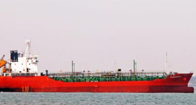 Tàu Sunrise bị cướp khi đang trên đường trở hàng về Việt Nam. Ảnh: Marine Traffic