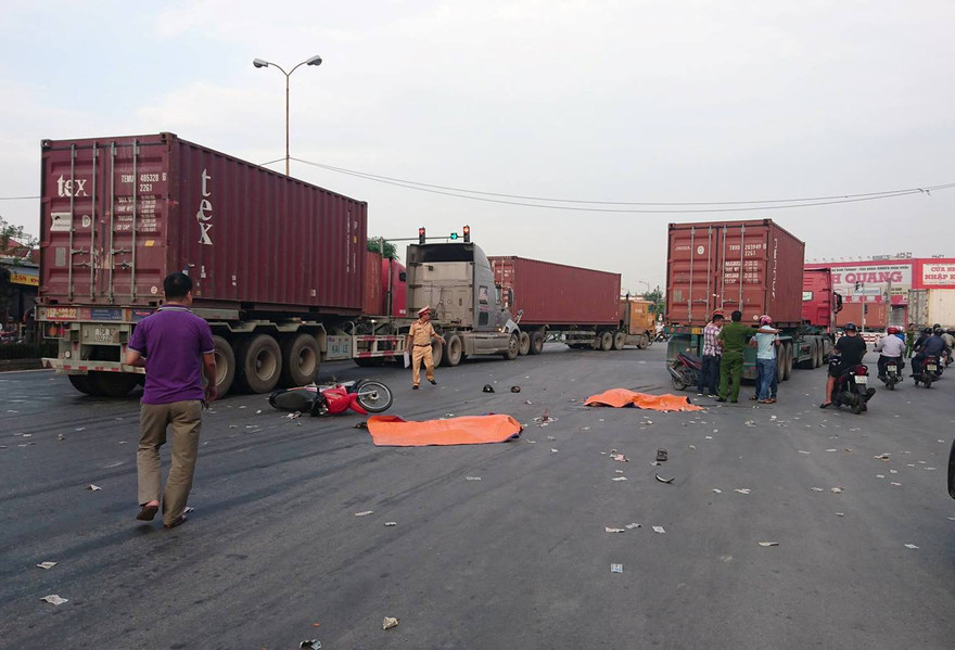 Hiện trường vụ tai nạn