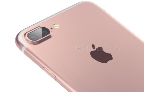 Hình ảnh concept về iPhone 7 Plus với camera kép.