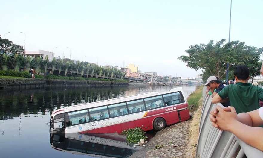 Hiện trường tai nạn.