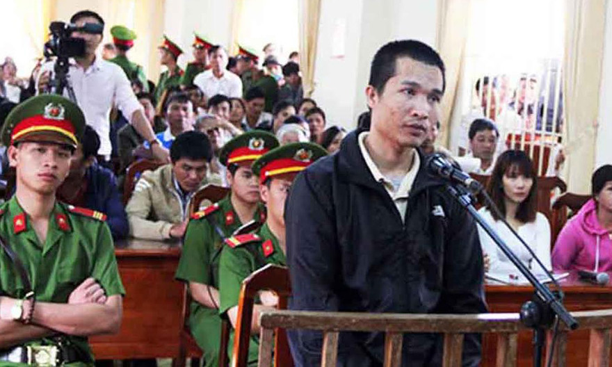 Kiều Quốc Huy tại phiên tòa.