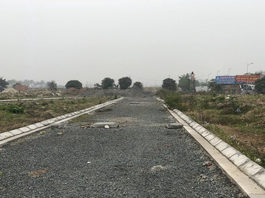 Một khu đất dịch vụ tại huyện Hoài Đức