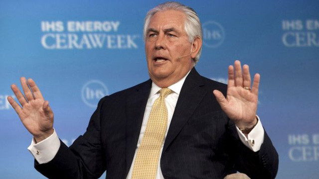 Ngoại trưởng Rex Tillerson Ảnh: Reuters.
