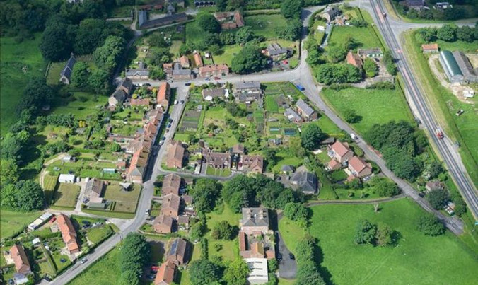 Ngôi làng West Heslerton. Ảnh: Cundalls.