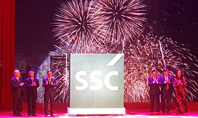 Uỷ ban chứng khoán ra mắt logo mới. Ảnh: Khánh Huyền.