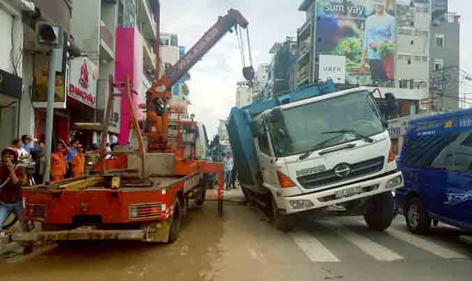 Hiện trường vụ việc.