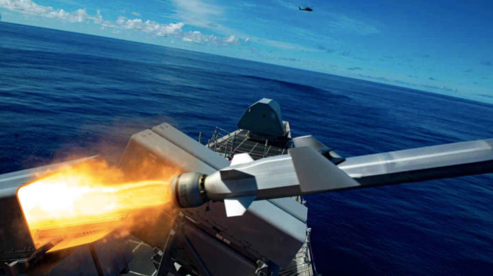 Tàu ven bờ USS Gabrielle Giffords của Mỹ phóng tên lửa trong một cuộc tập trận chung với lực lượng Philippines. (Ảnh: US Navy)