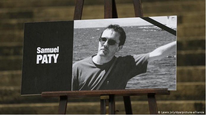 Thầy Samuel Paty trở thành nạn nhân của đối tượng Hồi giáo cực đoan. (Ảnh: DW)