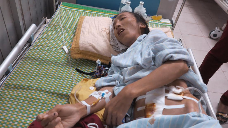 Thể trạng bệnh nhân yếu nhưng cũng đã đang quá trình khôi phục.