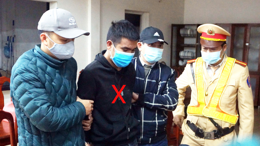 Đối tượng Công bị cơ quan chức năng bắt giữ. Ảnh: Thanh Hà