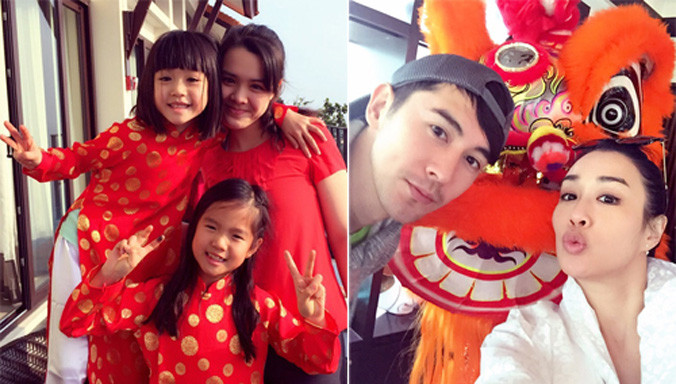 Trương Luân Thạc thường đi chơi cùng các con riêng của Chung Lệ Đề.