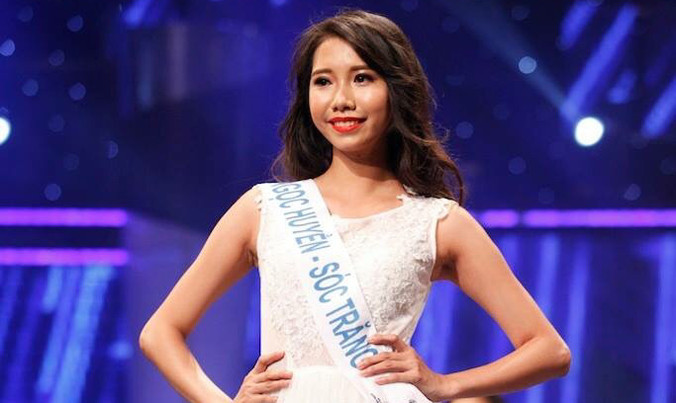 Đào Thị Ngọc Huyền ở cuộc thi Hoa hậu Việt Nam.