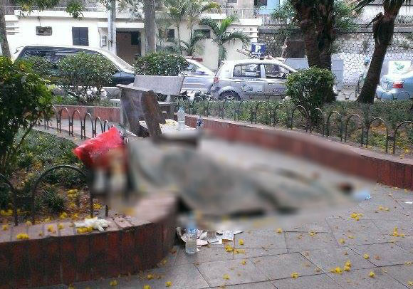 Thi thể cụ bà được người dân phát hiện.