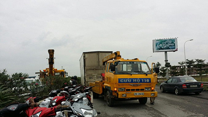 Hiện trường vụ việc.