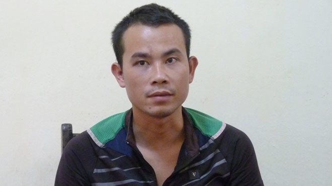 Đối tượng Tiến tại cơ quan điều tra