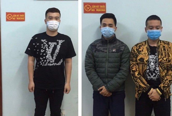 Các đối tượng bị khởi tố.