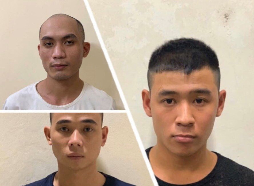 Nhóm đối tượng. Ảnh Công an TP Hà Nội