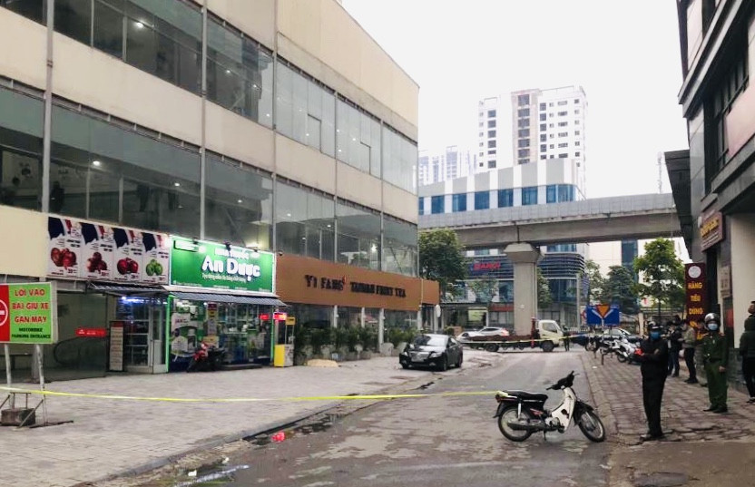 Hiện trường vụ việc.