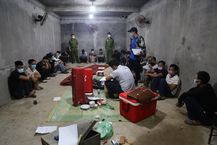 Hiện trường vụ việc. Ảnh: Công an tỉnh Vĩnh Phúc