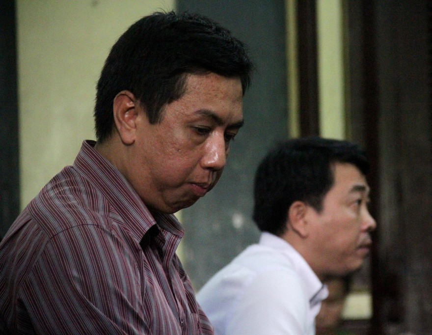 Võ Mạnh Cường (trái) và Nguyễn Minh Hùng - hai đồng chủ mưu vụ án. Ảnh: Tân Châu