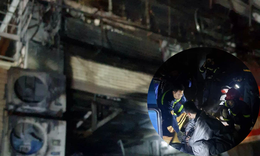 Hiện trường vụ cháy.