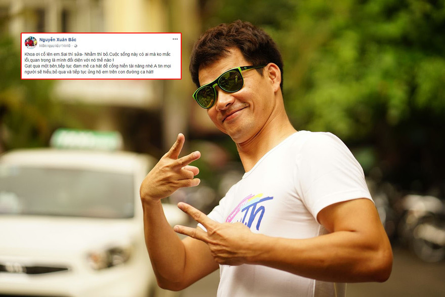 Xuân Bắc khiến dân mạng ‘dậy sóng’ vì status động viên Phạm Anh Khoa