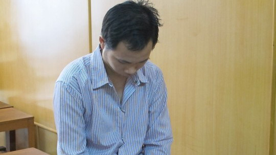 Kiệt tại phiên xét xử.