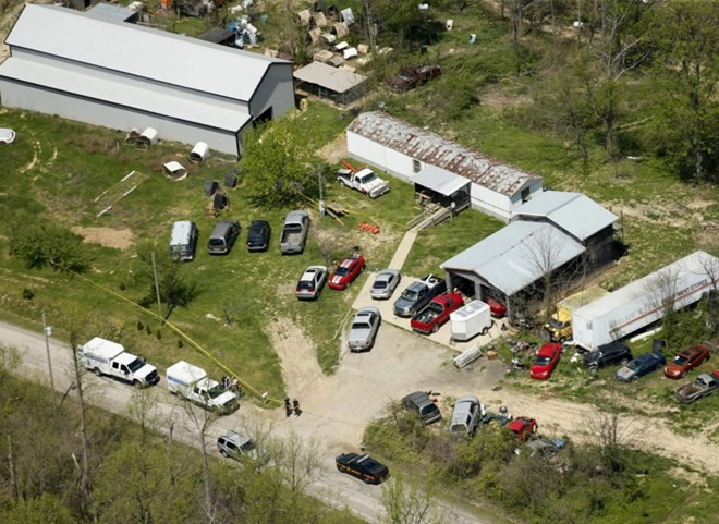 Hiện trường xảy ra vụ án mạng. (Nguồn: AP)